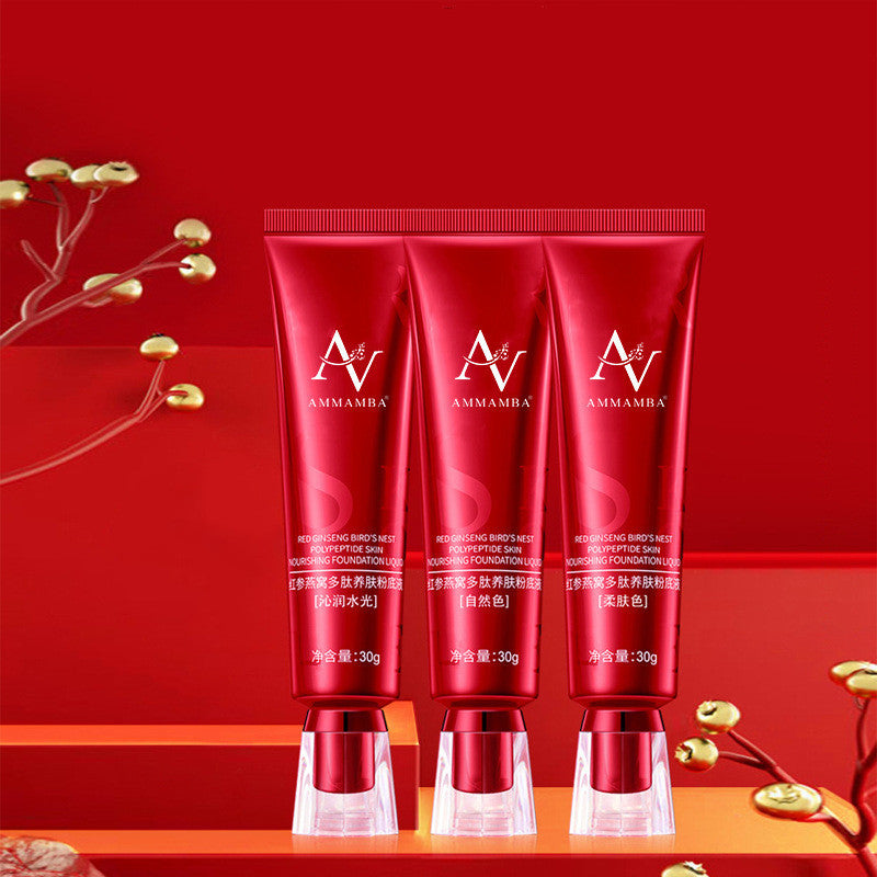 Bird's Nest Liquid Foundation Concealer Lasting Makeup Bird's Nest Liquid Foundation Concealer Lasting Makeup
